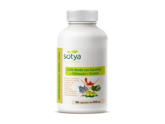 Café Verde, Garcinia, Chitosan y Cromo