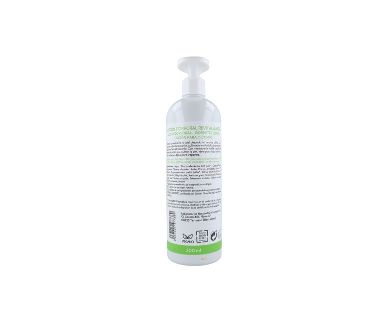 Loción Corporal Revitalizante Limón & Aloe Bio 500 ml NaturaBIO Cosmetics