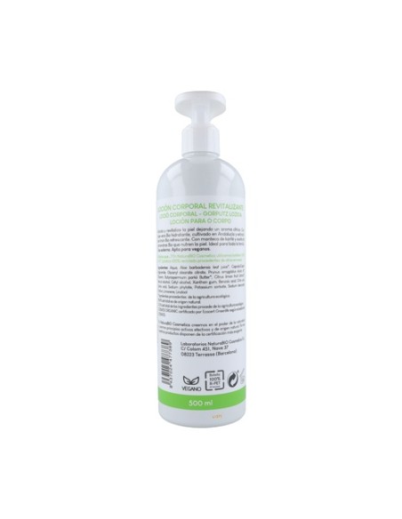 Loción Corporal Revitalizante Limón & Aloe Bio 500 ml NaturaBIO Cosmetics