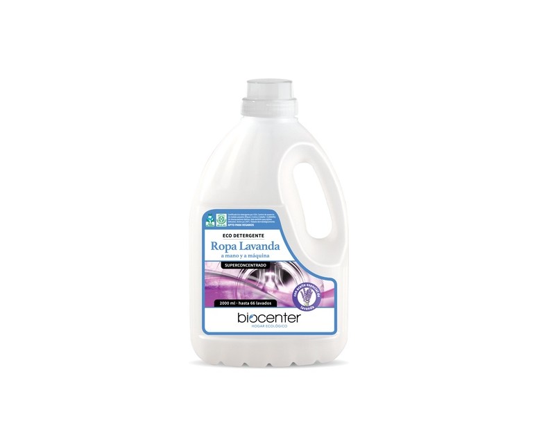 Detergente Ropa Lavanda Mano Y Máquina Eco 2 L Biocenter
