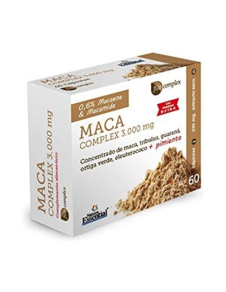 Maca Complex 60 cápsulas de 3000mg Nature Essential