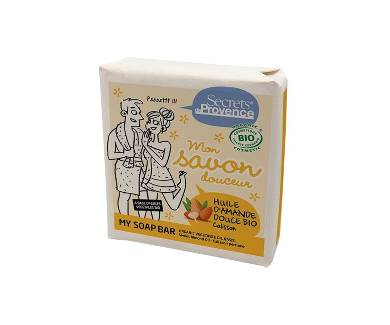 Jabón con aceite de Almendras dulces 100 g Secrets de Provence