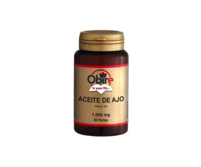 Aceite de Ajo 60 perlas de 1000mg Obire