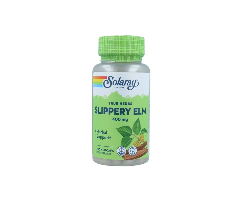 Slippery Elm Bark 100 cápsulas Solaray