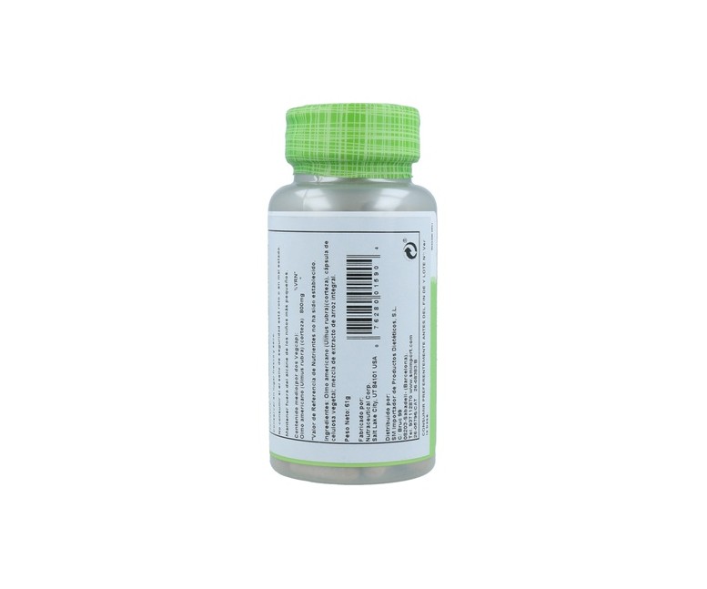 Slippery Elm Bark 100 cápsulas Solaray