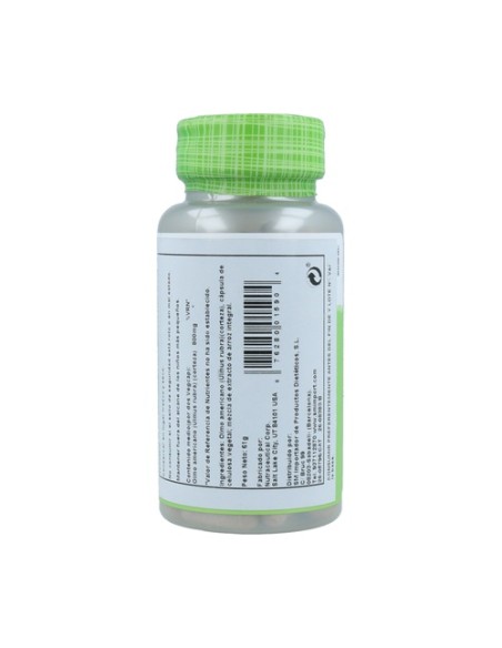 Slippery Elm Bark 100 cápsulas Solaray