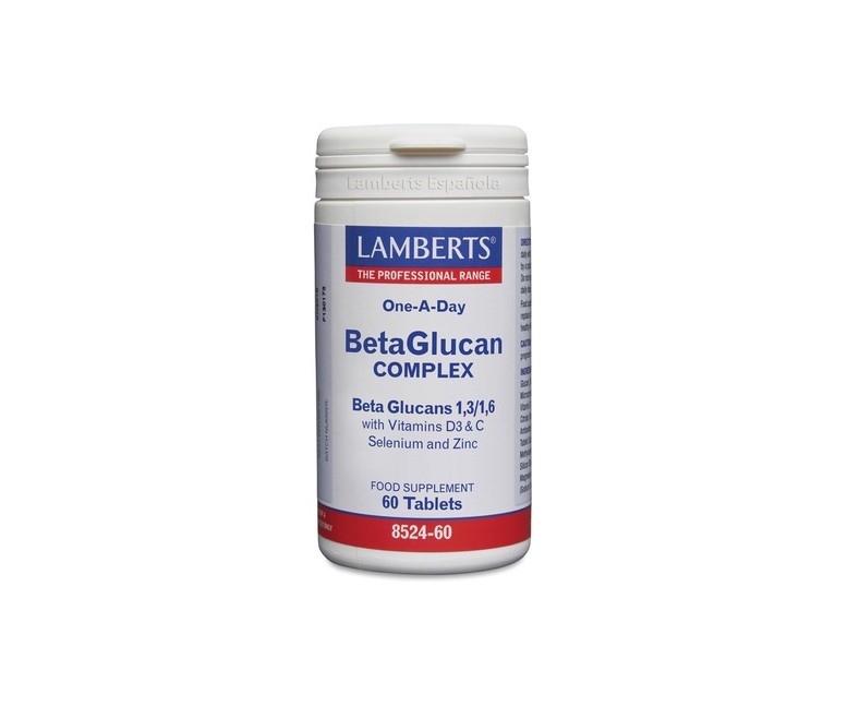 Complejo Betaglucanos 60 tabletas Lamberts