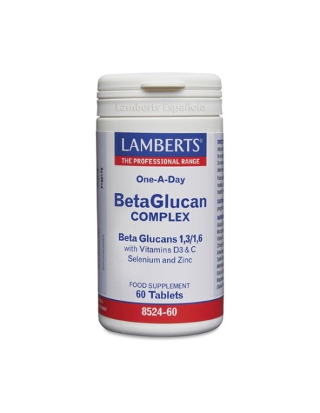 Complejo Betaglucanos 60 tabletas Lamberts