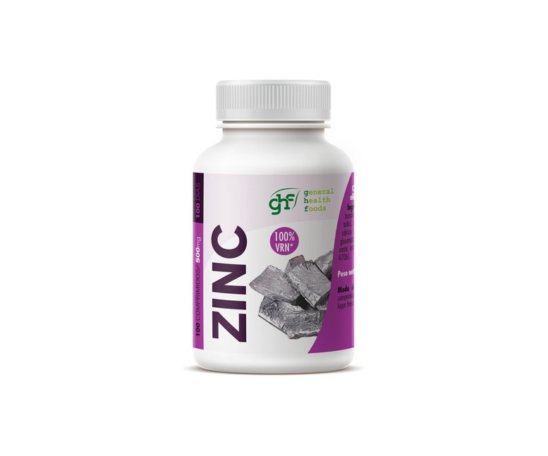 Zinc 100 comprimidos de 500mg GHF