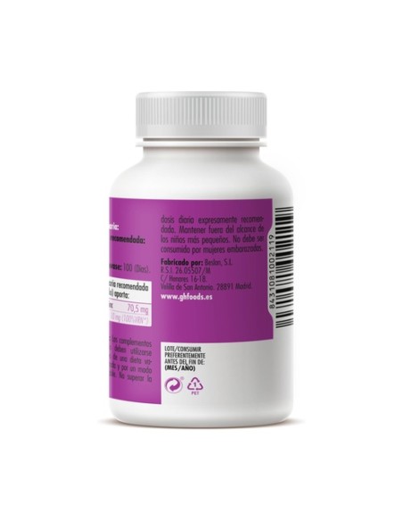 Zinc 100 comprimidos de 500mg GHF