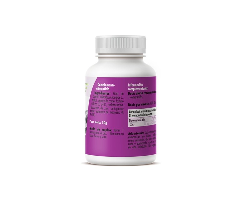 Zinc 100 comprimidos de 500mg GHF