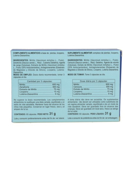 Mirtilo Plus 60 cápsulas Integralia