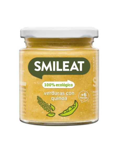 Tarrito de verduras con quinoa 6m+ 230 g (Verduras) Smileat