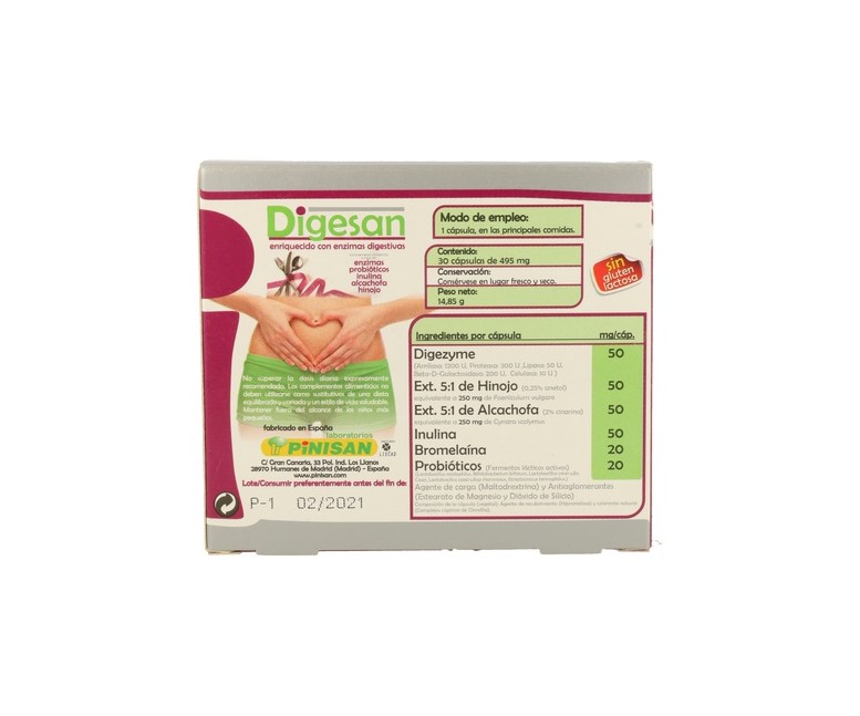 Digesan 30 cápsulas Pinisan