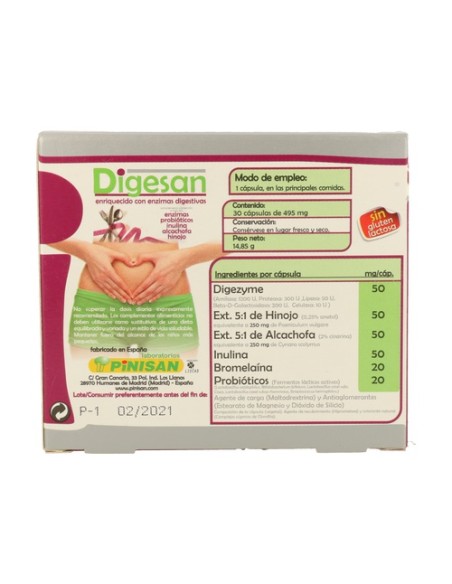 Digesan 30 cápsulas Pinisan