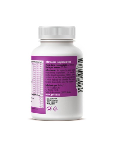 Piel, pelo y uñas 60 cápsulas de 522mg GHF