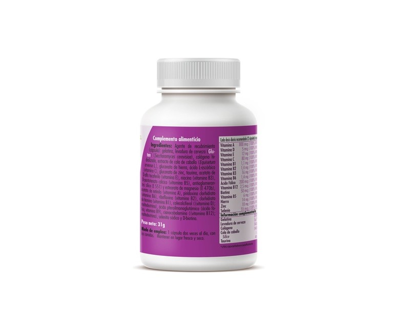 Piel, pelo y uñas 60 cápsulas de 522mg GHF