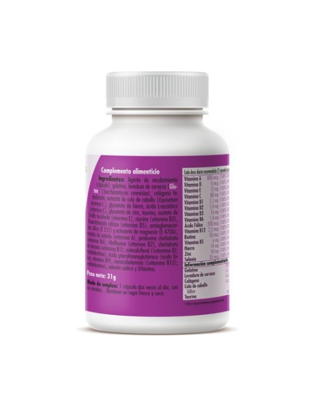 Piel, pelo y uñas 60 cápsulas de 522mg GHF