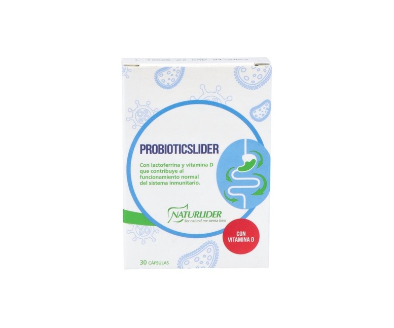Probioticslider sistema inmunitario 30 cápsulas de 546mg Naturlider