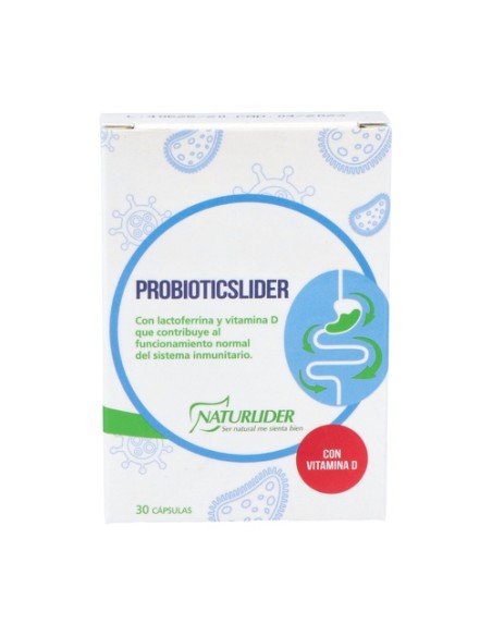 Probioticslider sistema inmunitario 30 cápsulas de 546mg Naturlider