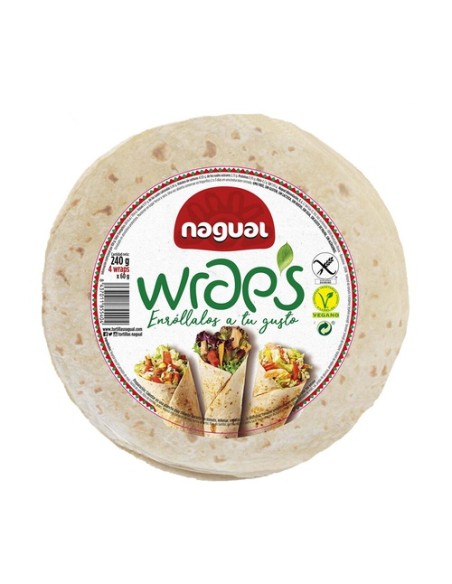 Wrap's sin gluten 240 g Nagual