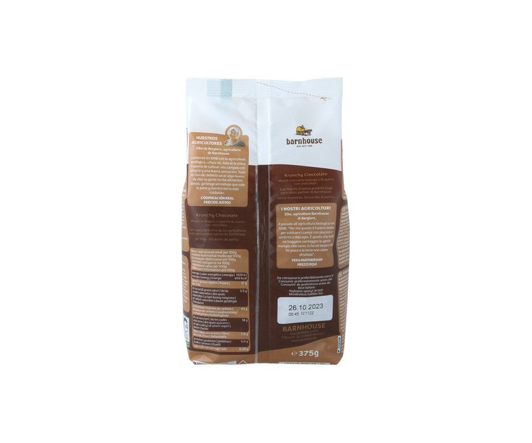 Muesli Krunchy Sun de Chocolate 375 g Barnhouse