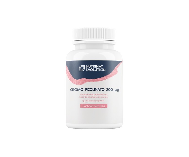 Cromo policonato 200ug 60 cápsulas vegetales Nutrinat Evolution