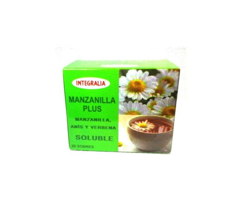 Manzanilla Plus Soluble 20 bolsitas infusoras Integralia