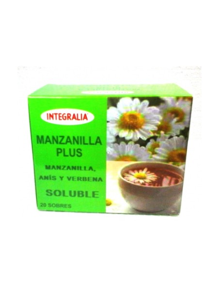 Manzanilla Plus Soluble 20 bolsitas infusoras Integralia