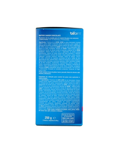 Batido de Chocolate 5 sobres de 50g Biform