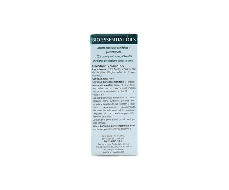 Bio Essential Oils Jengibre 10 ml (Jengibre) Equisalud