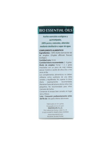 Bio Essential Oils Jengibre 10 ml (Jengibre) Equisalud