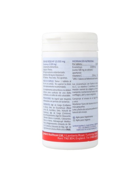 Escaramujo 10000mg 60 tabletas Lamberts