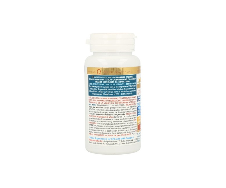 DHA Niños - Omega 3 90 perlas Intersa