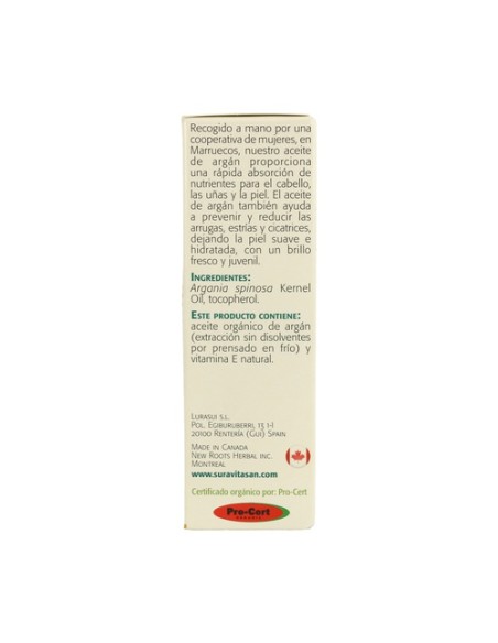 Aceite de Argán 50 ml Sura Vitasan
