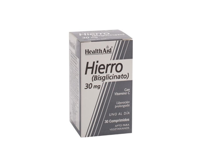 Hierro Vitamina C 30 comprimidos Health Aid