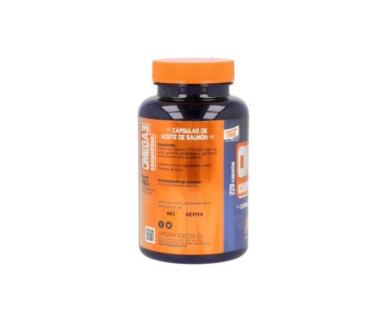 Omega 3 Competition 220 cápsulas Mega Plus