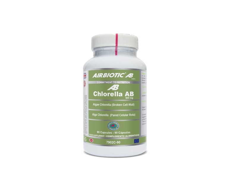Chlorella Ab 90 cápsulas de 600mg Airbiotic