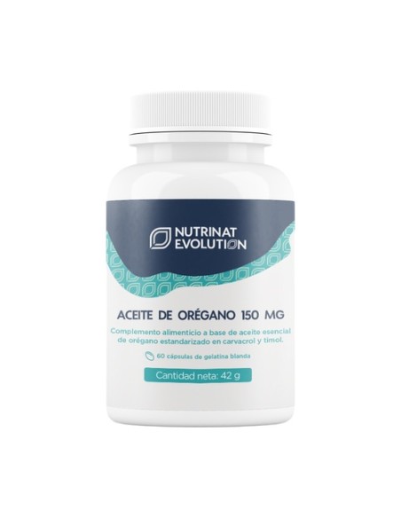 Aceite de orégano 150 mg con carvacrol 60 cápsulas Nutrinat Evolution