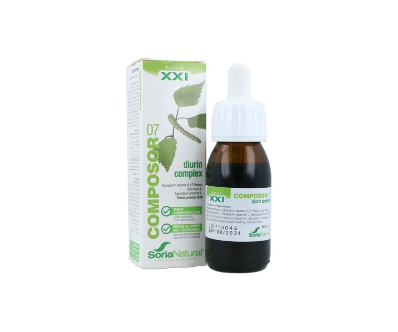 Composor 7 Diurin Complex Fórmula XXI 50 ml Soria Natural