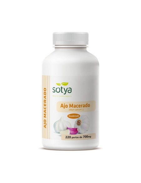 Ajo Macerado 220 perlas de 700mg Sotya