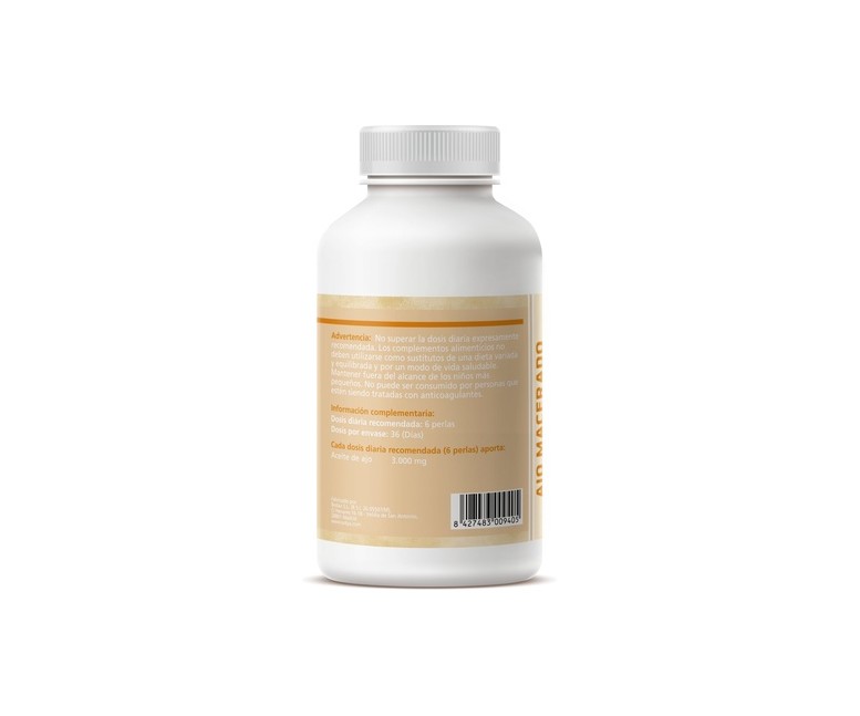 Ajo Macerado 220 perlas de 700mg Sotya