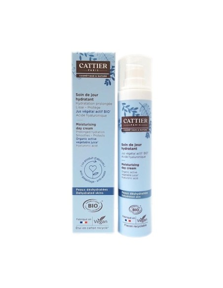 Crema hidratante día rostro cuello y escote 50 ml de crema Cattier