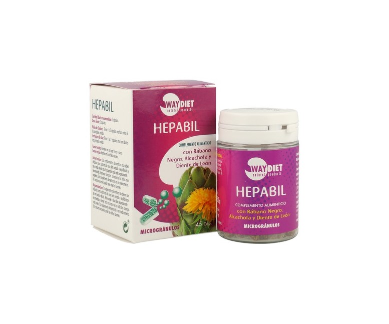 Phytocomplex Hepabil 45 cápsulas Waydiet