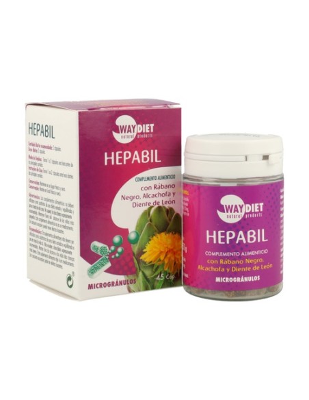 Phytocomplex Hepabil 45 cápsulas Waydiet