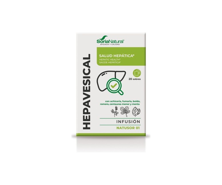 Natusor Infusiones 1 Hepavesical 20 bolsitas infusoras Soria Natural