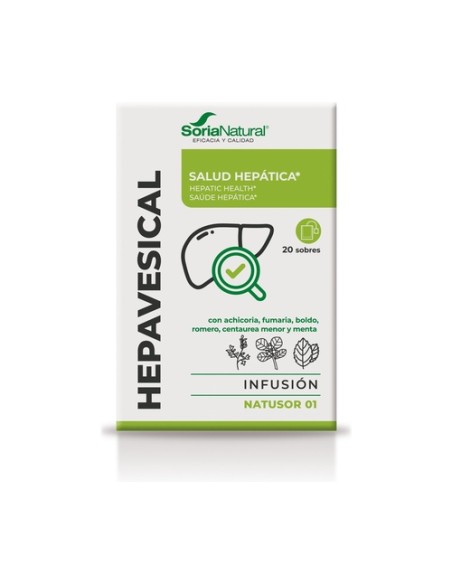 Natusor Infusiones 1 Hepavesical 20 bolsitas infusoras Soria Natural