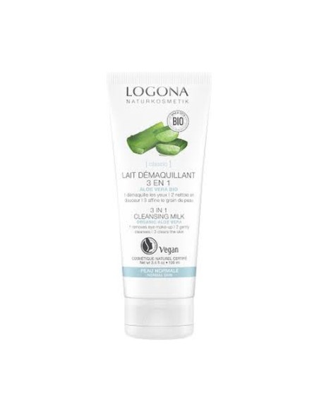 Leche Limpiadora 3 En 1 Aloe Vera 100 ml Logona