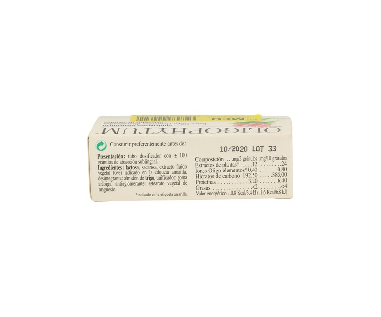 Oligophytum Manganeso Cobre (H17 MCU) 100 comprimidos sublinguales Holistica