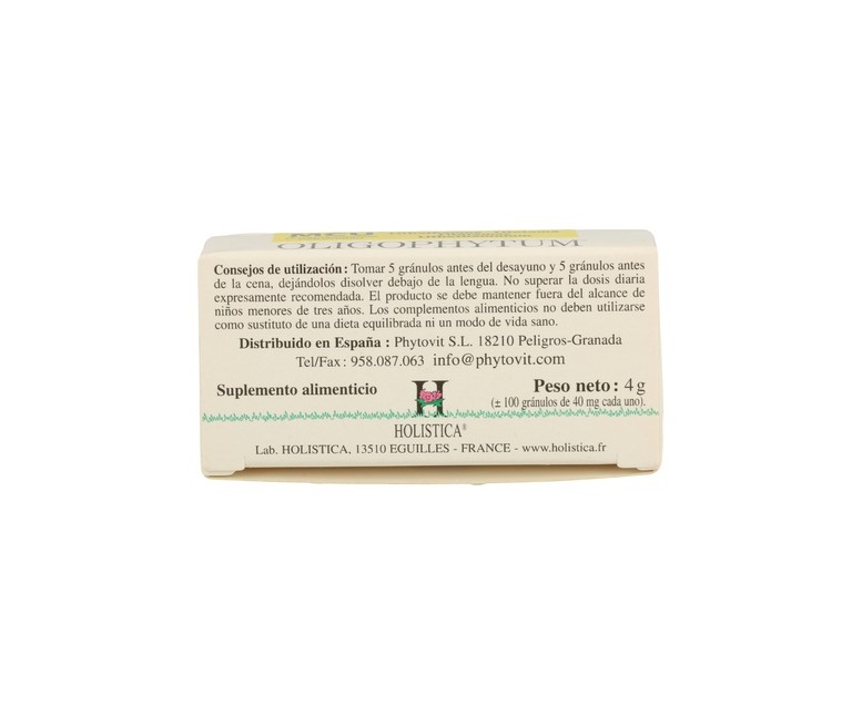 Oligophytum Manganeso Cobre (H17 MCU) 100 comprimidos sublinguales Holistica